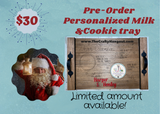 Personalized Milk & Cookie Tray