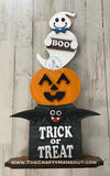 Painted - Trick or Treat Shelf Sitter