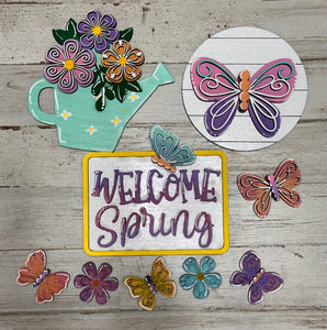Spring Butterfly Tier Tray Kit