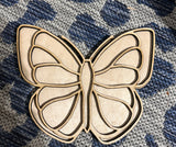 3d mosaic frame Butterfly