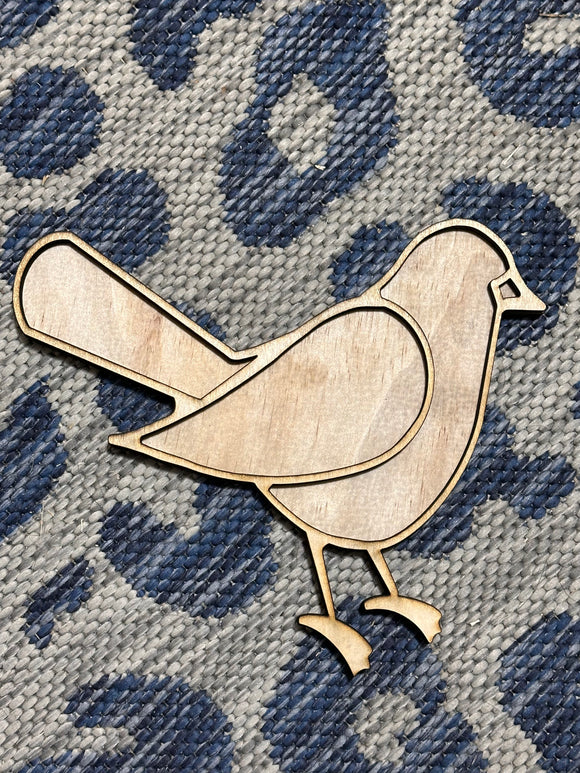 3d mosaic frame Bird