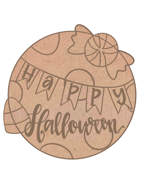 Blank - Halloween Candy Round