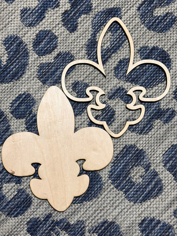 3d mosaic frame Fleur de Lis