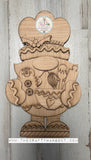 Gingerbread Baking Gnome Shelf Sitter TSM