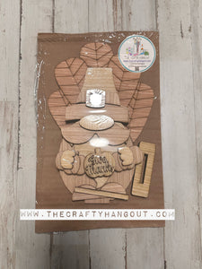 Thanksgiving Turkey Gnome Shelf Sitter TSM
