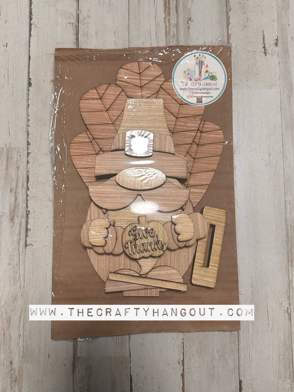 Thanksgiving Turkey Gnome Shelf Sitter TSM