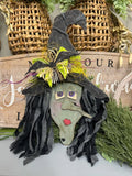 Witch Face Base Door Sign