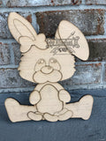 Blank - Girl Bunny with Egg & Jelly beans