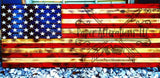 Rustic American Flag