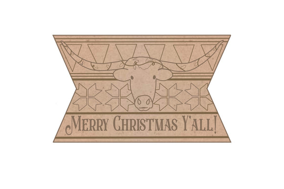 Blank - Christmas Steer