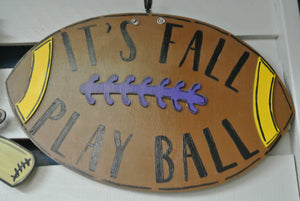 Painted - It's Fall Play Ball