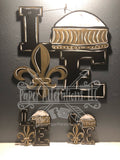 Painted - Love Fleur De Lis with Dome