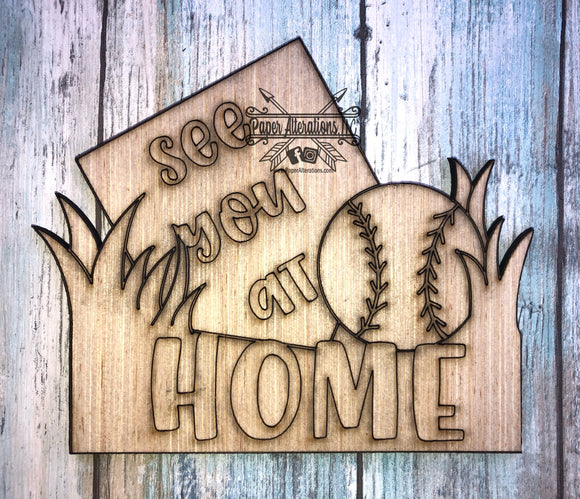 Blank - See you at home - Baseball