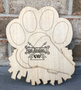 Blank - Cheer Paw Print