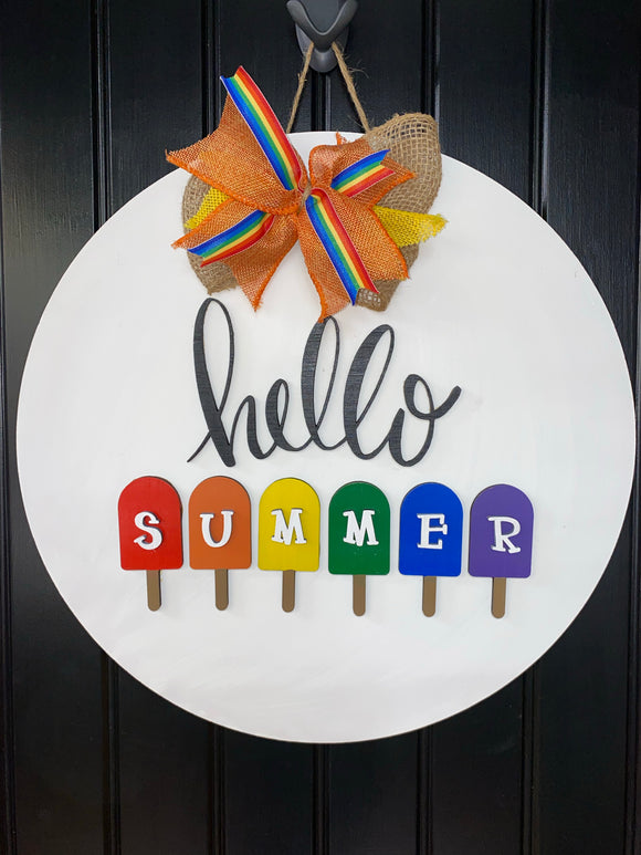 Blank - Hello Summer Popsicle