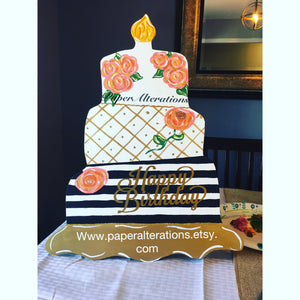 Painted - Birthday Cake