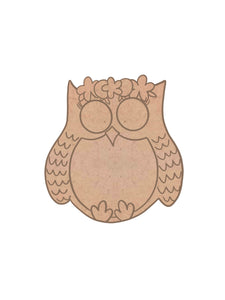 Blank - Floral Owl