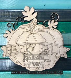Blank - Happy Fall Pumpkin