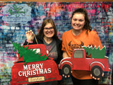 Painted - Side of Truck Christmas Tree