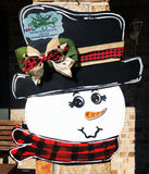 Painted - Snowman Head 3D