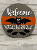 Painted - Bat 💩 Crazy Round