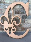 Blank - Fleur de Lis Monogram
