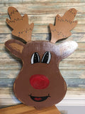 Painted - Reindeer Head 1
