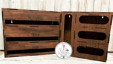 Painted- Wooden Foil storage container