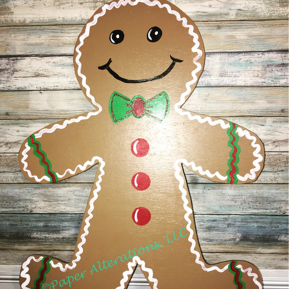 Painted - Gingerbread Man 1