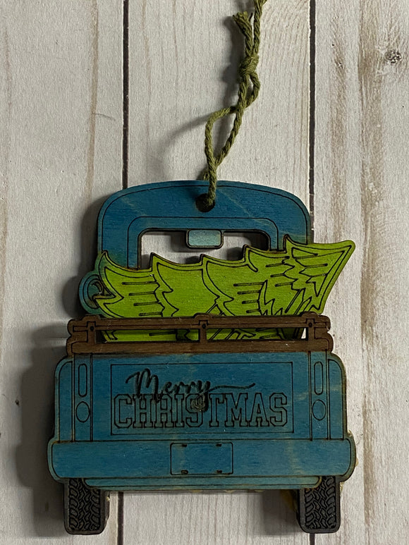 Painted - Back of Truck Gift Card Holder