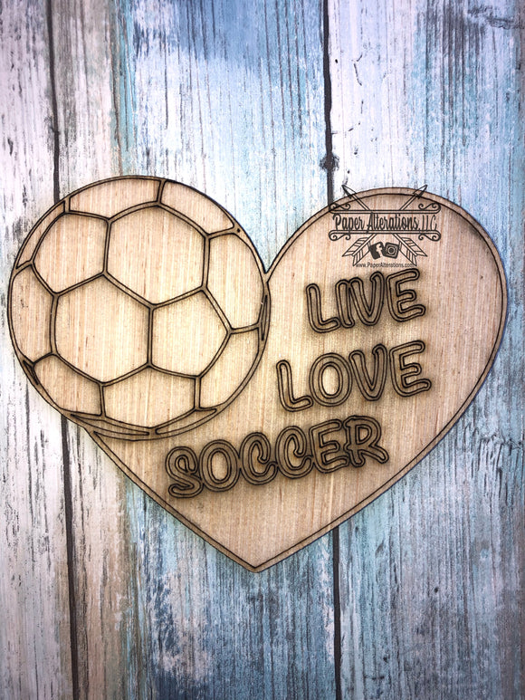 Blank - Live Love Soccer Heart