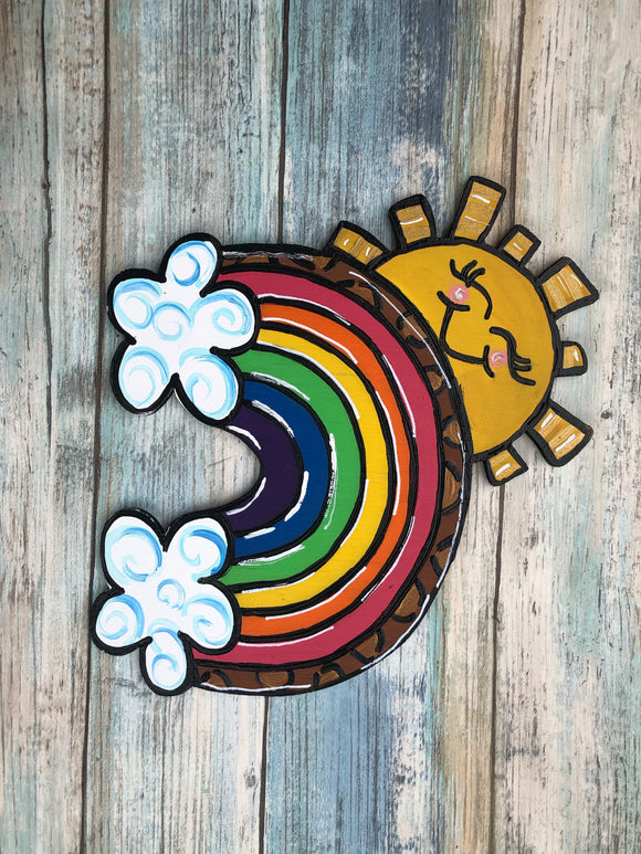 Painted - Sunshine Rainbow