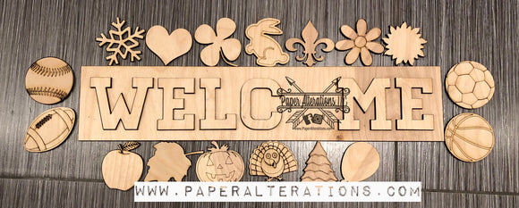 Blank - Interchangeable Welcome Plank