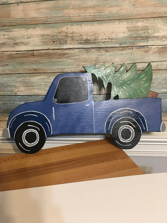 Painted - Side of Truck Christmas Tree
