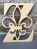 Blank - Fleur de Lis Monogram