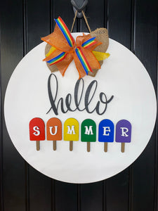 Painted - Hello Summer Popsicle