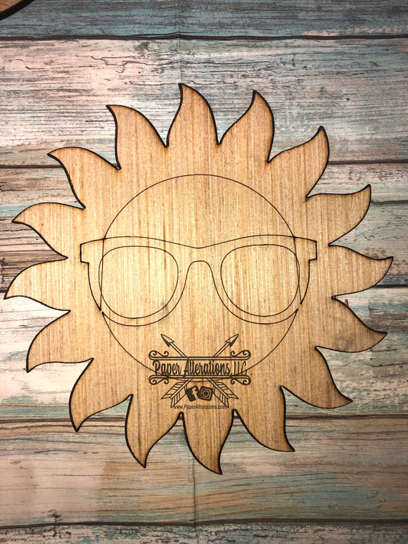 Blank - Sun with glasses