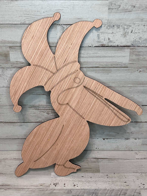 Blank - Mardi Gras Jester Pelican