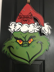 Painted - Grinch face