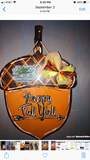 Painted - Happy Fall Ya'll Acorn 3D