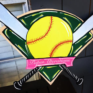 Painted - Softball Trio